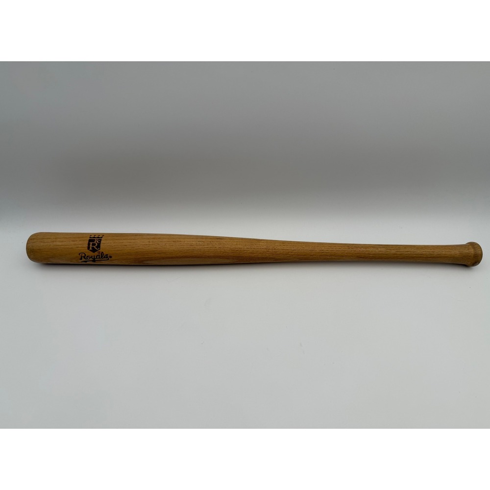 Kansas City Royals Natural Wood Souvenir Baseball Bat KC Logo R1806